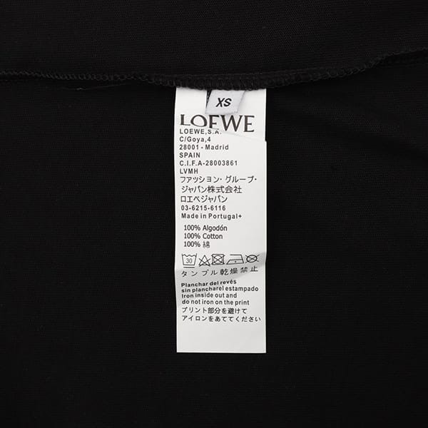すぐ届くロエベ ネオン ロゴ入り コットン Tシャツ パチモン loo79322